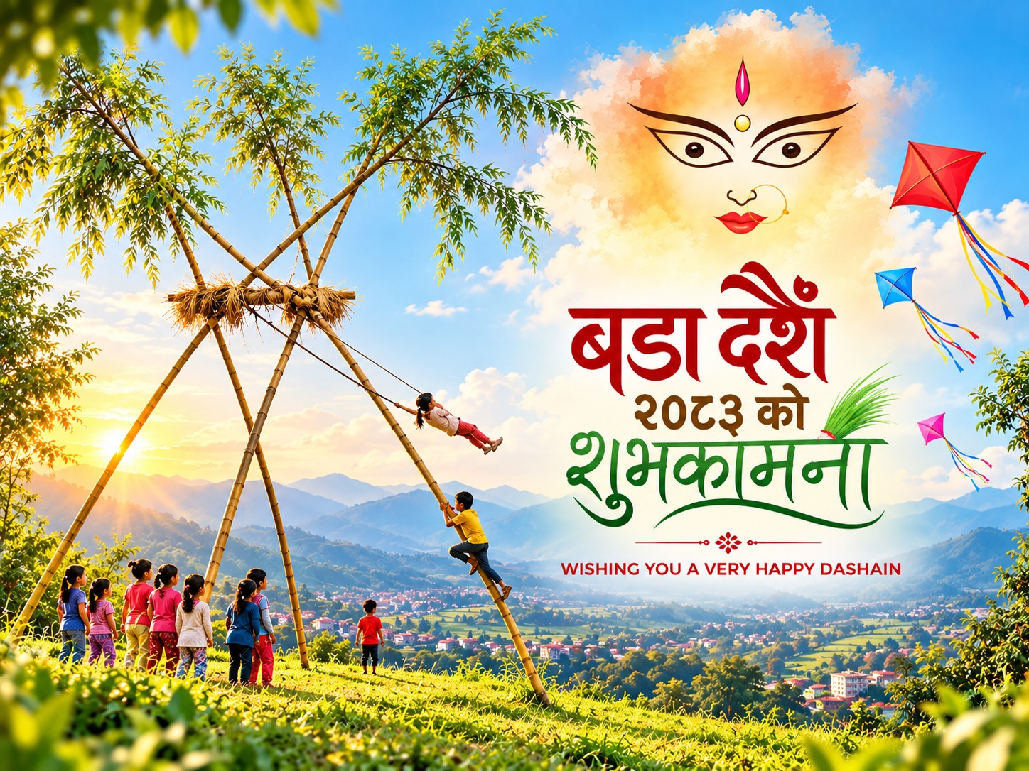 बडा दशैँ 2083 को शुभकामना